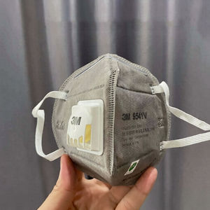 Masque jetable 3M 9541V en tissu non tissé avec valve respiratoire, protection 5 couches, pour les travailleurs du bâtiment, protection contre les particules de poussière - Product Image 6