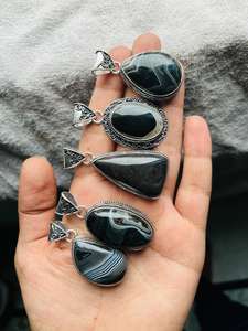 จี้พลอยโรสควอตซ์ธรรมชาติเหมาะสำหรับนักออกแบบเครื่องประดับและร้านขายลูกปัด - Product Image 4