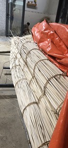 Varilla de mimbre natural de mimbre, caña de ratán de caña de Manau recta duradera, grande para manualidades, cantidad de ratán redondo de Vietnam - Product Image 6