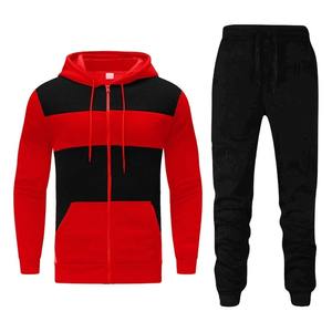 Conjunto de sudadera con capucha y pantalones de chándal de algodón 100% de alta calidad para hombre Unisex con estampado personalizado de talla grande para invierno - Product Image 1