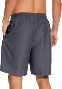 Pantalones cortos deportivos de verano de calle personalizada para hombre, Material de poliéster cómodo, decoración sólida 3D, servicio de cierre con cordón - Product Image 5