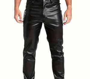 กางเกงหนังใส่ได้ทุกวันดีไซน์โลโก้ออกแบบได้ตามที่ต้องการ - Product Image 1