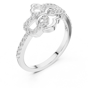 Bague élégante en diamant rond pour femmes, bijoux de luxe en pierre certifiés cultivés en laboratoire, fourniture de conception en gros et personnalisée - Product Image 4