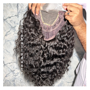 Peluca de encaje HD rizada natural de calidad súper premium Peluca prearrancada sin pegamento para mujer - Product Image 2