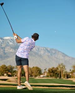 La mejor calidad personalizada Sublimación Impresión UPF 50 + Poliéster Spandex Mezcla HUMEDAD WICKING Golf Polos OEM - Product Image 5