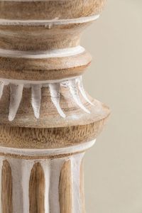 Portavelas de Madera para Decoración del Hogar, Juego de 2, Portavelas Decorativo Tallado a Mano para Decoración del Hogar, Sala de Estar - Product Image 5