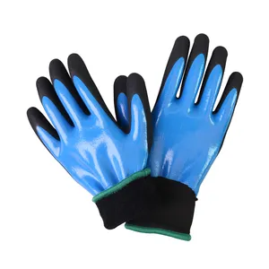 Custom Logo Construction Synthetic Leather Palm Tactical Working Assembly Hand Protection Tool Safety Mechanic Gloves For Work