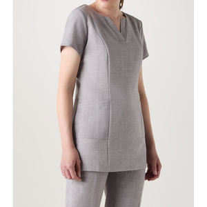 ชุดยูนิฟอร์มผ้ายืดคอวีสำหรับผู้หญิงชุดยูนิฟอร์มสำหรับทำงานในโรงพยาบาล - Product Image 5