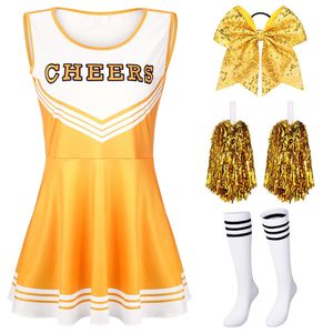 ชุดเชียร์ลีดเดอร์สำหรับเยาวชนชุดพิมพ์ลายและพิมพ์ซับลิเมตจากผู้ผลิต - Product Image 1