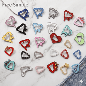 Ready Ship Custom Enamel Antique Imitation Modern Letterpress Printed Golf Cowboy Anime Cross Chain <b>Magnetic</b> <b>Badges</b> Brooches - Product Image 5