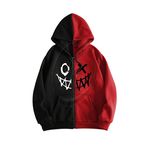 Sweats à capuche respirants à fermeture éclair pour hommes Sweatshirt à capuche graphique Sweatshirt à capuche thermique à manches longues Western Y2k Hoodies Pullover Distressed Streetwear - Product Image 1