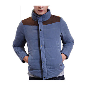 Quality Custom Hooded Padded <b>Quilted</b> Puffer Jacket Canvas Waterproof Winter <b>Wool</b> Filled Front Logo for Work - Product Image 1