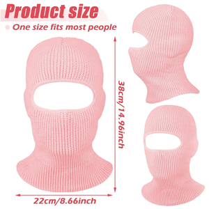 Balaclava thermique en polaire pour l'hiver, masque intégral léger, séchage rapide, matériau résistant au vent, conçu pour le ski et les sports - Product Image 2