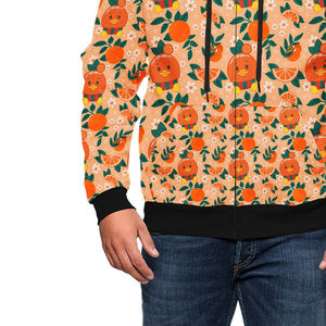 Venta al por mayor Nuevo estilo Cremallera completa Sublimación Sudaderas con capucha Mejor calidad Color sólido Invierno Fleece Bajo MOQ Cremallera completa Sudaderas con capucha Imprimir - Product Image 6