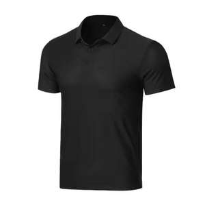 Polo de golf de poliéster de alta calidad personalizable para hombre con logotipo bordado - Product Image 3