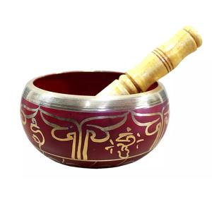 Cuenco para cantar del Himalaya de alta calidad con cuenco para cantar de cobre de forma redonda de Calidad exclusiva a un precio aceptable. - Product Image 1