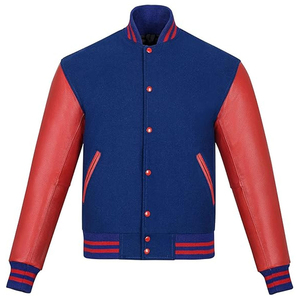 Fabricación profesional Varsity Chaquetas Más popular Alta demanda Letterman Varsity Jacket para la venta Stand Collar Ropa de invierno - Product Image 1