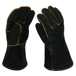 ถุงมือเชื่อมหนังปักลายสำหรับทุกคนถุงมือป้องกันฝ่ามือข้างเดียวแฟชั่นใหม่ - Product Image 6