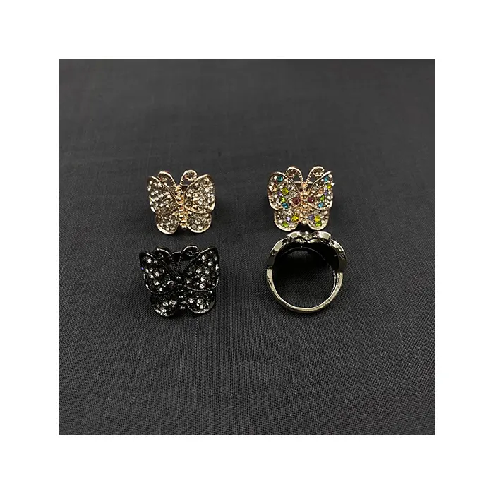 Best Seller Butterfly Shaped Fashion Jewelry Brooches Ring For Women Hijab and Scarf Made In Malaysia