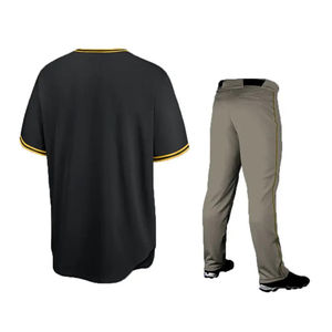 Nouveauté, uniforme de baseball pour jeunes de haute qualité, 100% polyester, short respirant, vêtements de sport à manches courtes, prix bas, ensembles unis - Product Image 2
