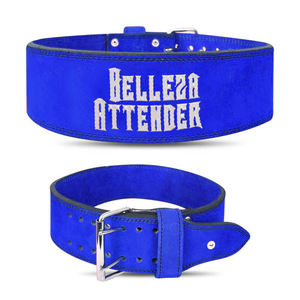 Ceinture de musculation en cuir robuste et réglable de 10 mm, antidérapante, pour entraînement personnalisé - Product Image 5