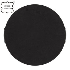 Rond martelé Premium luxe fantaisie moderne nouveau Design plateau de bar en cuivre pur cuivre et laiton plateau cuisine - Product Image 6