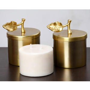 Atractivo portavelas de cobre sólido de Metal, soporte de luz en T, olla de cera, vela votiva, tamaño personalizado, forma redonda para iluminación de habitación - Product Image 6