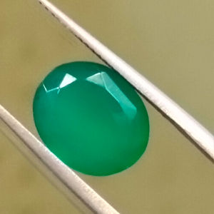 Colgante de ónix verde Natural de Plata de Ley 925, joyería de piedras preciosas facetadas ovaladas a la moda, ajuste de bisel, aniversarios de compromiso - Product Image 4