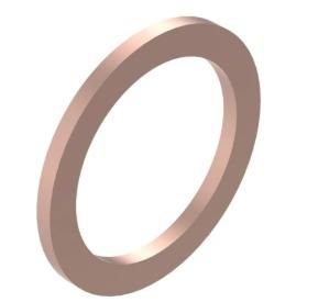 JD Tractor Ring número de pieza 51M4241 Alta Calidad resistente aluminio duradero OEM equipo agrícola componente de repuesto 1 año - Product Image 2