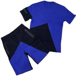 Conjunto de camiseta y pantalón corto de dos piezas personalizado 2025, conjunto doble de alta calidad para hombre, conjunto de camisa y pantalones cortos, ropa para hombre, Color de contraste - Product Image 6