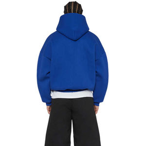 Sweat à capuche d'hiver pour homme personnalisé OEM avec impression numérique, 100% coton molletonné, tissu durable et doux pour les marques de distributeurs privés - Product Image 2