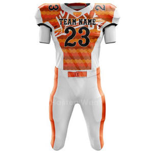 ชุดเครื่องแบบทีมฟุตบอลอเมริกันชุดเครื่องแบบชุดกีฬากลางแจ้งชุดฟุตบอลอเมริกัน2ชิ้น - Product Image 5