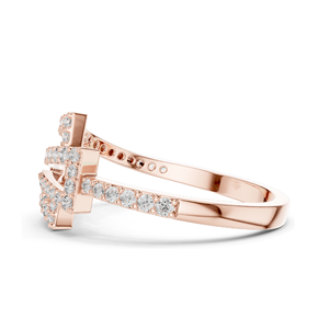 Magnifique bague empilable en diamant de laboratoire de 0,345 CT pour femmes, clarté VVS-VS EF, disponible en or 18 carats, 14 carats, 10 carats et argent 925 - Product Image 6