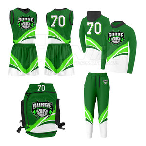 Uniforme de Baloncesto Personalizado Más Vendido para Adultos, Conjunto Deportivo Unisex de Alta Calidad 100% Poliéster, Tallas Grandes, Transpirable - Product Image 1