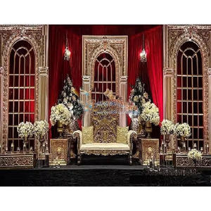 Mehndi Function Stage Laser Cut Screens for Decor Wholesale Laser Cut <b>Frames</b> for Mehndi Laser Cut Metal <b>Arches</b> for Wedding Italy - Product Image 6