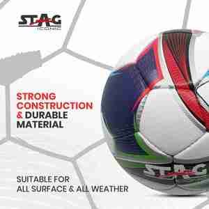 ลูกฟุตบอล Stag Iconic Tazmania ขนาด 5 ผลิตด้วยเทคโนโลยี Thermal Bonded น้ำหนักเบา ทนทาน เหมาะสำหรับการฝึกซ้อม น้ำหนัก 0.4-0.42 กก. - Product Image 3