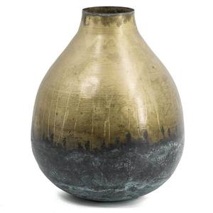 Grandes y elegantes floreros de hierro y metal antiguos con hermosos diseños en relieve para decoraciones elegantes para el hogar y las flores - Product Image 6