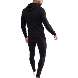 Conjunto de pantalones con capucha para hombre, talla personalizada europea, algodón tejido transpirable, Colección Otoño Invierno, cordón, venta al por mayor de Europa - Product Image 4