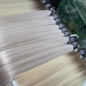 ต่อผมเวียดนามแท้ 100% แบบ Super Double Drawn สีบลอนด์ จัดส่งทั่วโลก ราคาขายส่ง - Product Image 1