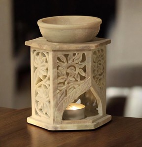 Adorable Soapstone Aromatherapy <b>Oil</b> Burner | Relaxation & Spa Home Accessory I Meditation accessories I Essential <b>oil</b> <b>diffuser</b> - Product Image 1