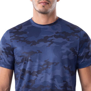 Camiseta de hombre con logotipo personalizado del proveedor directo de fábrica Diseño sólido con estampado de Hip Hop de estilo callejero de tendencia superior - Product Image 5