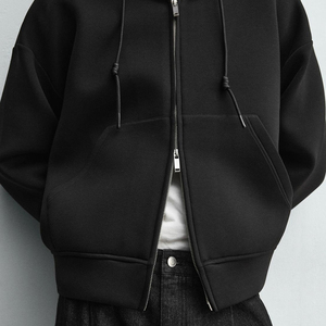 Sweat à capuche en polaire personnalisé avec logo 2026 pour homme, vêtement décontracté avec capuche, couleur unie, matière de haute qualité, manches longues - Product Image 4