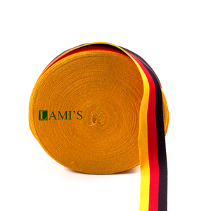 Medalla OEM Moir cintas correas encaje trenza adornos de alta calidad personalizado rayas cortina - Product Image 2