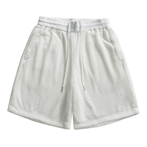 Pantalones cortos de malla unisex de color personalizado transpirables ropa deportiva corta personalizada - Product Image 2