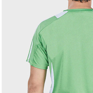 T-shirt tendance 100% coton pour homme, coupe ajustée et col rond léger, respirant, manches courtes et longues, motif uni - Product Image 6