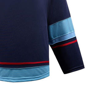 Maillots de hockey sur glace de qualité supérieure, uniques, coupe ample, sur mesure, en sergé, uniformes de hockey sur glace pour hommes, vente en gros - Product Image 3