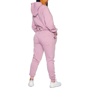 High Quality Custom women jogging Sports <b>Tracksuit</b> Sets Workout <b>Plain</b> <b>Tracksuits</b> Women <b>Tracksuit</b> - Product Image 3