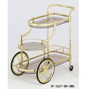 SF-3627-SMPG Luxurious Metal Tea <b>Trolley</b> - Product Image 6