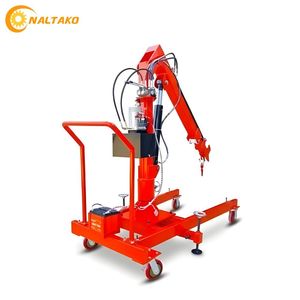 Mini-grue hydraulique électrique Naltako NCC-1800 de 1,8 tonne, hauteur de levage maximale de 4,0 m, portée de 2,8 m, rotation à 360°, double roues en caoutchouc - Product Image 6