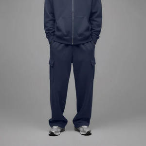 Pantalones Deportivos Personalizados de Felpa Gruesa de 400 GSM, con Logotipo Impreso, Pierna Ancha, Estilo Holgado y Acampanado, Casuales y Ecológicos - Product Image 1